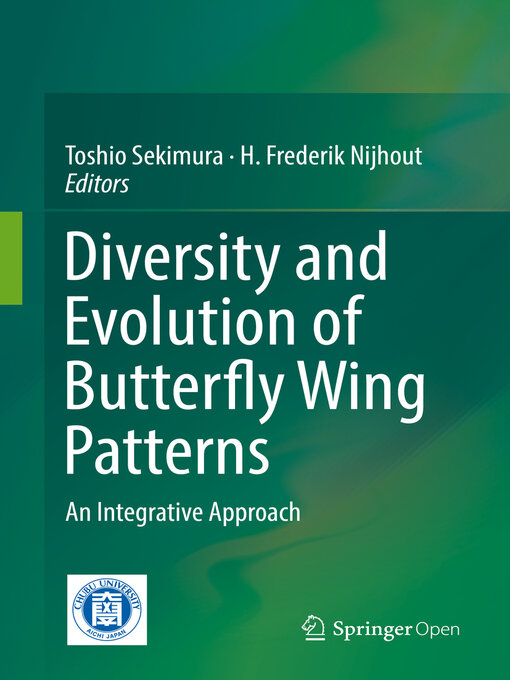 Title details for Diversity and Evolution of Butterfly Wing Patterns by Toshio Sekimura - Available